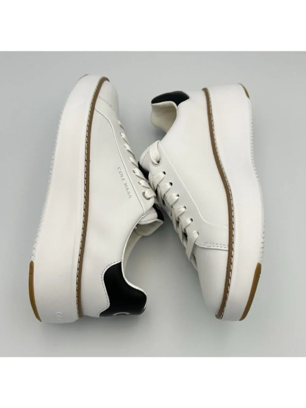 Cole Haan GrandPro Topspin Sneaker Women’s Size 5.5 White Leather Shoes W22707 - Picture 5 of 11